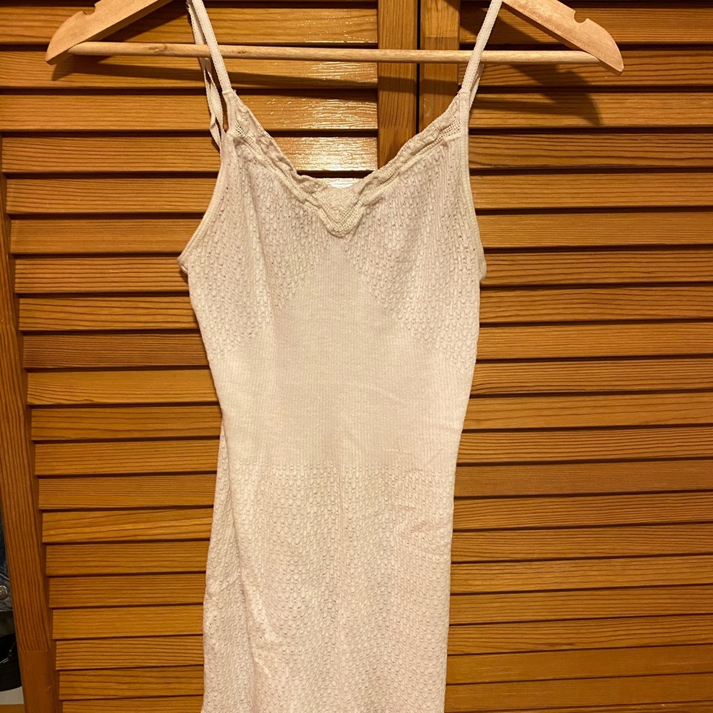 Free People White Knit Top